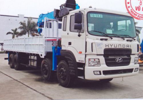 Xe tải gắn cẩu Dongyang 10 tấn Hyundai hd320