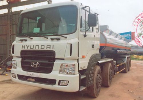 Xe chở xăng dầu 22 khối Hyundai Hd320