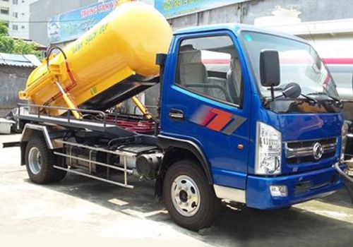 Xe hút bùn, hút chất thải Dongfeng 4 khối sản xuất lắp ráp