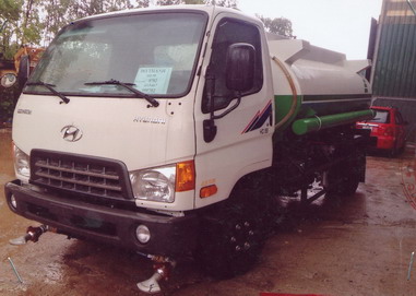 Xe phun nước rửa đường 6 khối 3 xe phun nước rửa đường 6 khối Hyundai