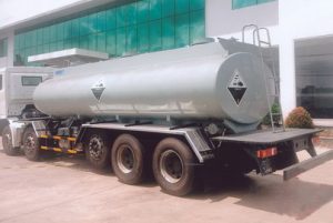 xe chở hóa chất, chở axít HCL 17 khối C&C