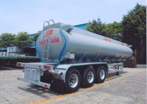 Sơ mi rơ moóc chở ethylene glycol