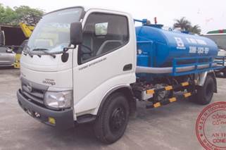 XE HÚT BÙN HÚT CHẤT THẢI HINO WU342L 4,2 KHỐI 3 XE HÚT BÙN HÚT CHẤT THẢI HINO WU342L 4,2 KHỐI